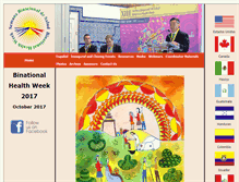 Tablet Screenshot of binationalhealthweek.org